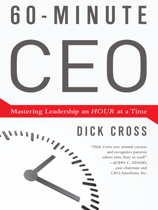 Title details for 60-Minute CEO by Dick Cross - Available